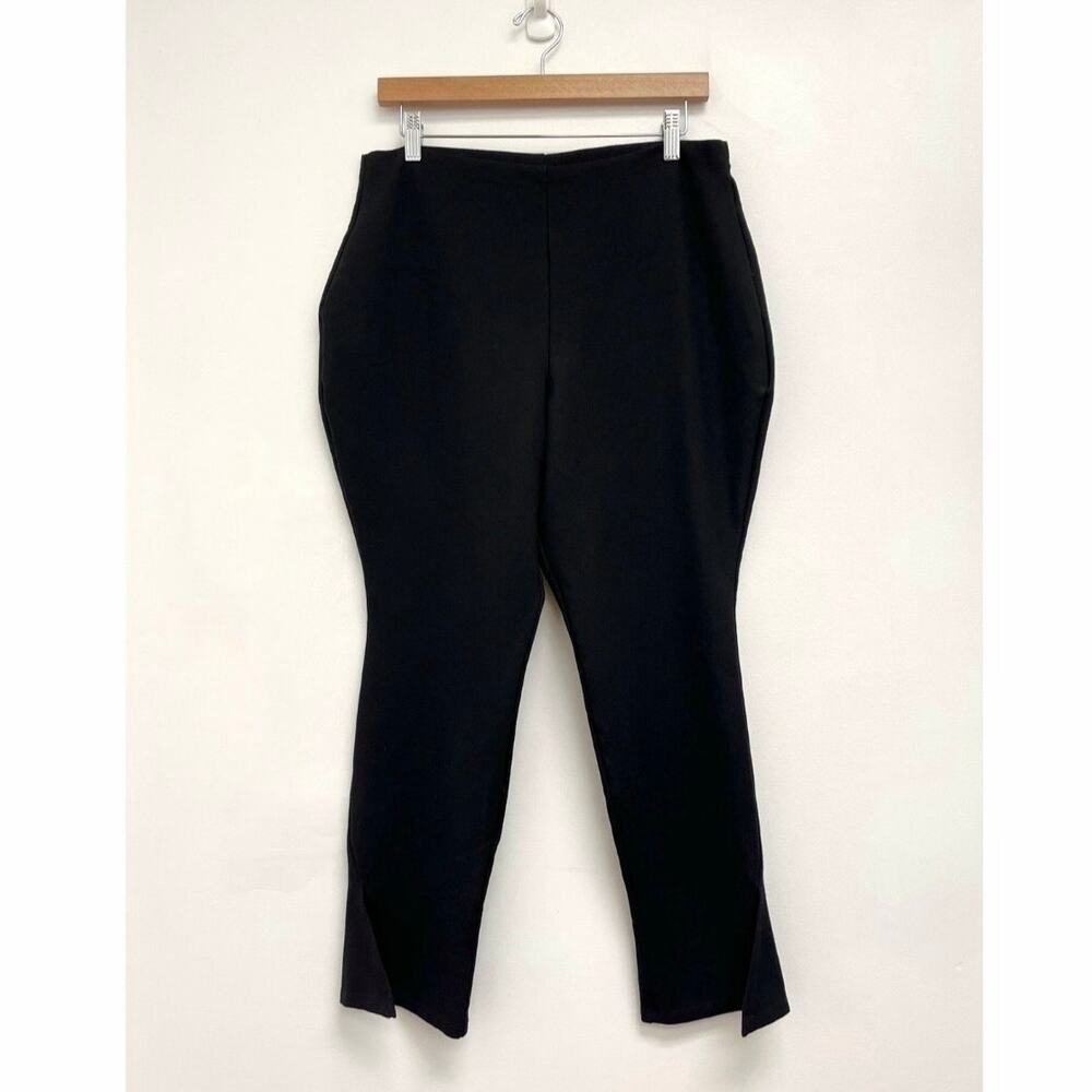 Modern Citizen Ponte Side Split Pull On Stretch Crop Pants Work Chic Classic 1X